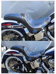 Alligator Motorcycle Seats And Faux Gator Seats For Harley Davidsons Or Honda Vtx Bikes Motorcycle Seats Motorcycle Harley