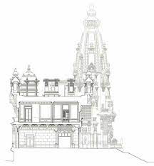 barons castle architecture drawings classic architecture palace