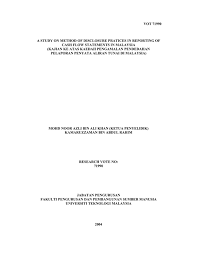 D'pro stationeries sdn.bhd.(dpro) telah mula beroperasi sebagai pengedar alatulis semenjak tahun 1997. Vot 71990 Cash Flow Statements In Malaysia