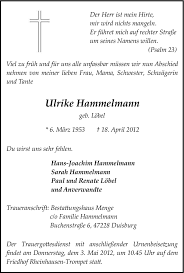 Dr eyre reported personal fees from terumo bct outside the submitted work. Traueranzeigen Von Ulrike Hammelmann Waz Trauer De