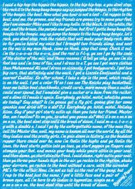 Rap Texte Auf Plakaten Rapping Paper Das Kraftfuttermischwerk