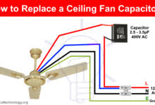 How To Replace A Capacitor In A Ceiling Fan 3 Ways In 2020 Capacitors Ceiling Fan Electronic Engineering