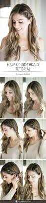 Hair How To Half Up Side Braid With Images Down Hairstyles Side Braid Hairstyles Long Hair Styles