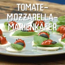 Tomate Mozzarella Marienkafer We Would Like To Introduce You To A Helper Who Will Have Your Right Arm In The Tomate Mozzarella Gesunde Grillrezepte Rezepte
