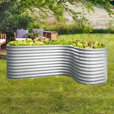 Vitavia Hochbeet Erweiterung Curve Aluminium Hochbeet Aluminium Landhausstil