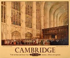Cambridge Kings College Chapel Queen Elizabeth British Railways 1930s Original Vintage Travel Poster By In 2020 Travel Posters Vintage Travel Posters Railway Posters