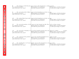 33 Forensic Science Physical Evidence Worksheet Worksheet Resource Plans