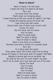 Maybe you would like to learn more about one of these? Back In Black Acdc My Favorite Great Song Lyrics Acdc Lyrics Music Quotes Lyrics Songs