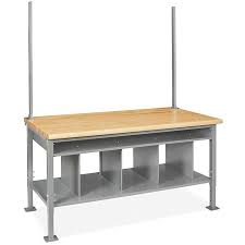 Packing Station Starter Table 72 X 36 Maple Top H 7631 Map Uline In 2020 Packing Station Shelf Dividers Open Storage