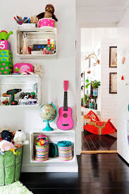 The space has a calm, neat feel as the storage cupboards come with doors that keep the toys hidden from sight. Stylish Ways To Hide Toys By Kids Interiors