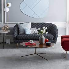 Stella Mid Century Sofa Mid Century Loveseat Apartment Decorating Living Mid Century Sofa
