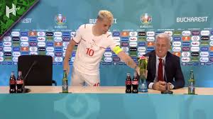 Jul 04, 2021 · swiss manager vladimir petkovic said his team could leave the european championship with their heads high after being eliminated by spain on penalty kicks in the quarter finals on friday. Granit Xhaka Gives Motm Trophy To Swiss Manager Vladimir Petkovic Euro 2020 Youtube