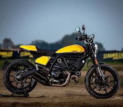 The Black And Yellow Tank The Side Number Holders The Racing Style Rear Inspired By The Mexican Ducati Scrambler Scrambler Ducati