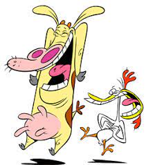 Fortunately for chicken, who ruffles the feathers of many a human counterpart, cow has an alter ego known as supercow who wields her beefy frame whenever a situation calls for a bovine intervention. Cow And Chicken Muh Kuh Und Chickie Serie 1997 1999 Moviepilot De