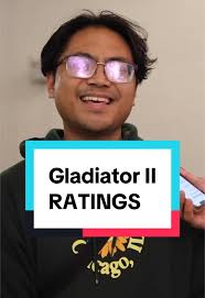 Gladiator II Audience Ratings #foryoupage #gladiator2 #movie #filmtok  #cinema #paramount #film
