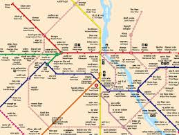 Delhi Metro Stations Map Lists Of Delhi Metro Route Map Of