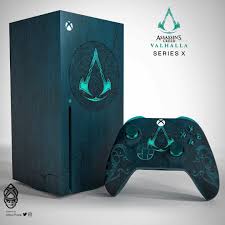 Xbox Series X Assassins Creed Valhalla Themed Console Gaming Setup Next Gen Gaming In 2020 Xbox Assassins Creed Game Creed Game