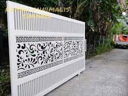 Tampilan pagar tampak selaras dengan bangunan rumah minimalis. Model Pagar Minimalis Terbaru Youtube Grill Gate Design Gate Wall Design Front Gate Design