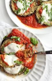 Healthy Baked Eggplant Parmesan Recipe Recipe Baked Eggplant Eggplant Parmesan Eggplant Recipes Parmesan