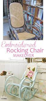 Shabby Chic Rocking Chair With A Twist Prodigal Pieces Shabby Chic Rocking Chair Rocking Chair Makeover Rocking Chair