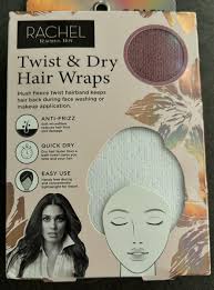 Rachel Roy Twist &Dry Hair Wraps 2 Pack
