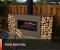 Contemporary Modern Outdoor Fireplace