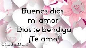 Que dios te cuide y te bendiga desde que empieza hasta que termine el día. Buenos Dias Mi Amor Dios Te Bendiga Te Amo Youtube