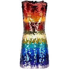 Alice Olivia Malin Sequinned Mini Dress Size 8 970 Liked On Polyvore Featuring Dresses Multi Col Mini Dress Multi Color Sequin Dress Alice And Olivia