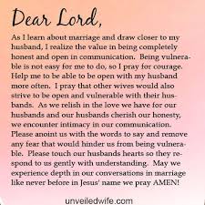 Prayer Of The Day Being Vulnerable With Your Spouse Prayer For The Day Marriage Prayer Prayers For My Husband