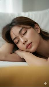 ฝันหวานๆนะคะคืนนี้ 🥰🥰☺️ #aiไม่ใช่คนจริง Prompt : Soft focus captures a  sultry scene: a young woman reclines