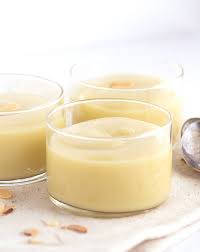 I also used unsweetened vanilla almond mil. Almond Milk Pudding Cookie Dough And Oven Mitt