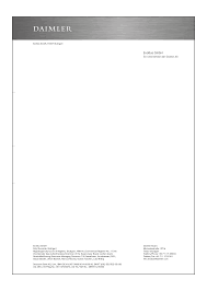 Have you decided to incorporate the use of letterhead in your business communication? Daimler Brand Design Navigator