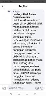 Lembaga hasil dalam negeri malaysia (lhdn; Lhdn Malaysia Contact Us
