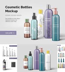 Download Cosmetic Bottles Mockup Set Free Download