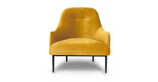Okakopa solid wood rocking chair, living room armchair, single sofa chair with thickened cushion with pillow modern accent chair glider rocker for nursery adults (mustard yellow) 4.0 out of 5 stars 9 $154.99 $ 154. Yellow Accent Chairs