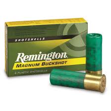 Recent examples on the web: Remington Express Magnum Buckshot 12 Gauge 3 4 Buck 41 Pellets 5 Rounds 1595 12 Gauge Shells At Sportsman S Guide