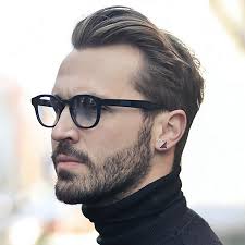 Vincent Men's Earring with Round Ruby, SI Diamond