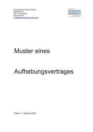We did not find results for: Muster Eines Aufhebungsvertrages Kerstin Markes Steuerberater