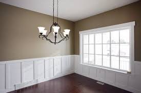 Add Boards Below Chair Rail Paint It All White Dining Room Colors Dining Room Wainscoting Dining Room Blue