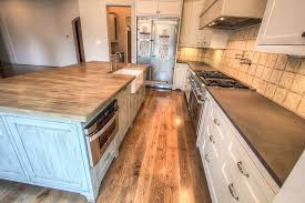 This Cypress Kitchen Island Countertop Is Heavily Wire Brushed To Create A Raised Grain Effect Th Wainscoting Kitchen Kitchen Island Countertop Simple Kitchen