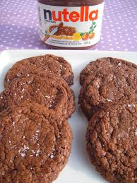 Easy 5 Ingredient Nutella Cookies With Sea Salt Gluten Free Recipe Nutella Cookies Cookies Recipes Christmas Nutella Recipes