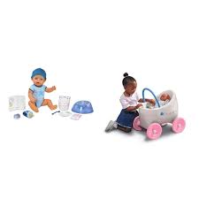 Baby Born Interactive Boy Doll Blue Eyes And Little Tikes Classic Doll Buggy Bundle Buy Online In Cayman Islands At Cayman Desertcart Com Productid 111036759