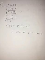 Is 9075 a prime number? Using The Prime Factorisation Method Find Which Of The Following Numbers Are Perfect Squares