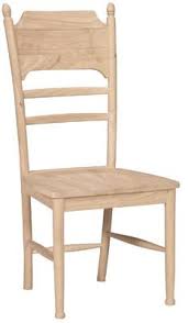 unfinished dining chairs and finished
