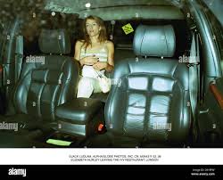 Feb 6 2001 London Great Britain A C Jack Ludlam 02 06 Elizabeth Hurley Leaving The Ivy Restaurant Baby On Board London At Time She Announced Pregnant By Steve Bing Credit Image C Jack Ludlam