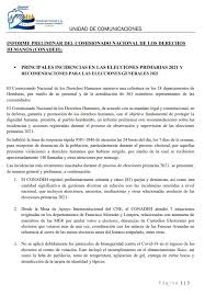 About press copyright contact us creators advertise developers terms privacy policy & safety how youtube works test new features press copyright contact us creators. Conadeh Twitterissa Importante Informe Preliminar Del Conadeh Principales Incidencias En Las Elecciones Primarias 2021 Recomendaciones Para Las Elecciones Generales 2021 Https T Co Sl8cwnfrrr