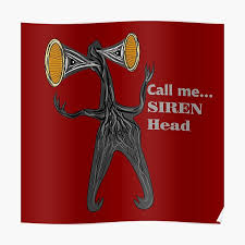 Siren Head Sound Posters Redbubble