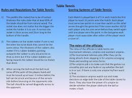 The ball should be in an open palm while serving. Table Tennis And Badminton Ppt Download