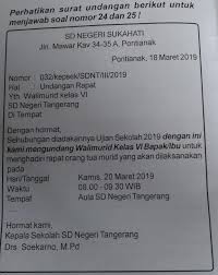 Undangan rapat orang tua/wali murid baru tahun pelajaran 2014/2015 dengan komite dan keluarga besar man cipasungfull description. 24 Kalimat Efektif Yang Tepat Untuk Melengkapi Undangan Tersebut Adalah A Semoga Bapak Dan Ibu Brainly Co Id