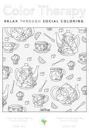 Color Therapy Gift Of The Day Free Coloring Page Free Coloring Pages Color Therapy Coloring Pages